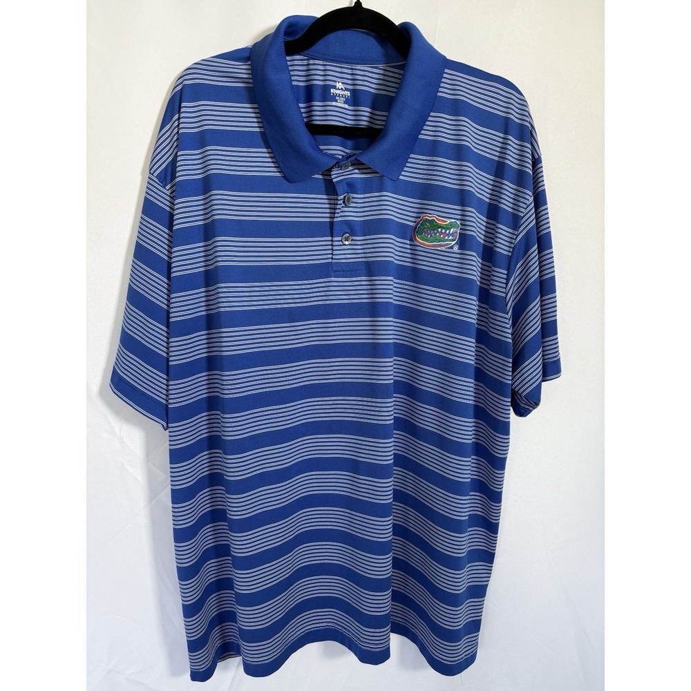 Knights Apparel Polo Shirt Size 2XL Florida Gators Logo Pullover‎